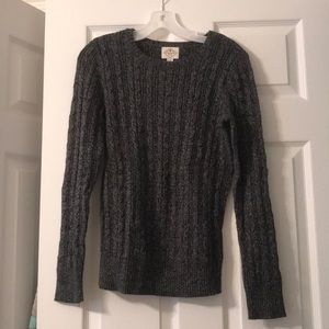 Gray dress sweater